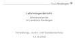 Lebenslagenbericht Alleinerziehende im Landkreis Reutlingen Verwaltungs-, Kultur- und Sozialausschuss 16.11.2010