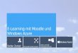 Stefan Zenkel Microsoft Student Partner stefan.zenkel@ studentpartners.de Windows Azure E-Learning mit Moodle und Windows Azure