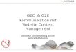 G2C & G2E Kommunikation mit Website Content Management Alexander Szlezak & Georg Geczek Gentics Net.Solutions