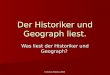 Christian Matzka 2008 Der Historiker und Geograph liest. Was liest der Historiker und Geograph?