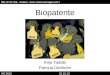 Biopatente Anja Taddei Patrizia Diethelm 851-0731-00L Patent- und Lizenzvertragsrecht I HS 2012 22.10.12