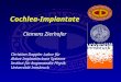 Cochlea-Implantate Clemens Zierhofer Christian Doppler Labor für Aktive Implantierbare Systeme Institut für Angewandte Physik Universität Innsbruck