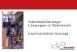 1 Automatisierungs- Lösungen in Österreich (representativer Auszug)