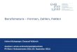 Berufsmatura – Formen, Zahlen, Fakten Heiner Kilchsperger, Emanuel Wüthrich Seminar: Lernen an Berufsmaturitätsschulen PH Bern: Herbstsemester 2011 (23