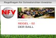 REGEL - 02 DER BALL Schiedsrichter 1 Regelfragen für Schiedsrichter-Anwärter VSL - Bernd Domurat