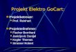 Projekt Elektro GoCart: Projektbetreuer: Prof. Reinhart Projektteilnehmer: Fischer Bernhard Janicijevic Danijel Kogler Thomas Strasser Robert