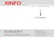 HORIZONT 1 XINFO ® Das IT - Informationssystem z/OS Space HORIZONT Software für Rechenzentren Garmischer Str. 8 D- 80339 München Tel ++49(0)89 / 540 162