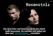 Rosenstolz Das Sind Peter und Anna aus Berlin ihre Band heiβt Rosenstolz. Sie möchten sich selbst mit dem Lied Willkommen vorstellen.Willkommen