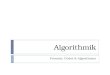 Algorithmik Formate, Codes & Algorithmen. (Datei-) Formate
