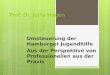 Prof. Dr. Jutta Hagen Umsteuerung der Hamburger Jugendhilfe Aus der Perspektive von Professionellen aus der Praxis