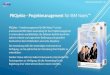 PROjekte – Projektmanagement für IBM Notes ist eine professionelle IBM Notes Anwendung für das Projektmanagement in Unternehmen und Behörden. Die Software