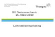 Amt für Berufsbildung und Berufsberatung Berufs- und Studienberatung Zentralstelle Lehrstellenmarketing GV Swissmechanic 25. März 2010