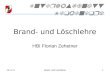 17.05.2014Brand- und Löschlehre1 Unterabschnitt Leobendorf HBI Florian Zehetner