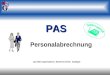 OSG 1 Personalabrechnung (C) OSG Organisations_Systeme GmbH, Stuttgart PAS
