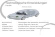 Technologische Entwicklungen Sichere Autos Wirkungen der besseren Ausstattung: Airbag; fängt den Fahrer auf. Dickeres Blech; Schützt den Fahrer. Stabileres