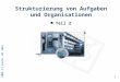 ABWL II Fuchs WS 2001 1 Strukturierung von Aufgaben und Organisationen nTeil 2