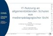 Humboldt Universit¤t zu Berlin 1. Lernen mit neuen Medien 2. Neue Medien als Thema von Unterricht 3. Medien- p¤dagogische Kompetenz 13.10.03Prof. Dr. Sigrid