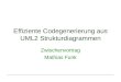 Effiziente Codegenerierung aus UML2 Strukturdiagrammen Zwischenvortrag Mathias Funk