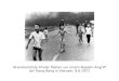 Brandverletzte Kinder fliehen vor einem Napalm-Angriff bei Trang Bang in Vietnam, 8.6.1972