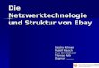 Die Netzwerktechnologie und Struktur von Ebay Sascha Kuhnen Rudolf Rausch Ingo Girmscheid Thomas Roth Dagmar ………