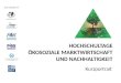 HOCHSCHULTAGE ÖKOSOZIALE MARKTWIRTSCHAFT UND NACHHALTIGKEIT Kurzportrait Eine Initiative von GERMAN ASSOCIATION