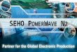Wellenlöten SEHO P OWER W AVE N 2. PowerWave N 2 – Volltunnel-Stickstoffsystem speziell für mittlere Durchsätze Stickstofftunnel Stand-Alone für ein Lean