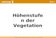 © Österreichischer Bundesverlag Schulbuch GmbH & Co. KG, Wien 2014 Höhenstufen der Vegetation