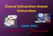 Einmal Schnarchen immer Schnarchen Galtür 2013 LKH Natters, PneumologieOA Dr. Markus Hirsch