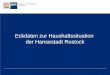 Eckdaten zur Haushaltssituation der Hansestadt Rostock
