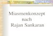 Miasmenkonzept nach Rajan Sankaran. Miasma Intensität der Empfindung Art der Reaktion auf die Empfindung Intensität des Erlebens Hoffnung/Verzweiflung