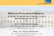 Bilanz-Pressekonferenz Schloß Schönbrunn Kultur- und Betriebsges.m.b.H. mit: DI Dr. Wolfgang Kippes GF Schloß Schönbrunn Kultur- und Betriebsges.m.b.H