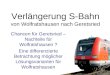 Verlängerung S-Bahn von Wolfratshausen nach Geretsried Chancen für Geretsried – Nachteile für Wolfratshausen ? Eine differenzierte Betrachtung möglicher