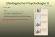 Biologische Psychologie II Peter Walla Letztes Mal: – H.M. – Mediale Temporallappenamnesie – Tiermodell (Objekterkennung!) – Delayed-nonmatching-to-sample-Test