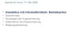 Agenda für heute, 14. Mai 2008 Interaktion mit Informatikmitteln: BetriebsartenInteraktion mit Informatikmitteln: Betriebsarten Datenformate Grundlagen