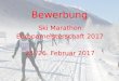 Ski Marathon Europameisterschaft 2017 25./26. Februar 2017
