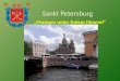 Sankt Petersburg Museum unter freiem Himmel. Der Newski - Prospekt