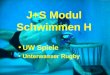 J+S Modul Schwimmen H UW Spiele Unterwasser Rugby