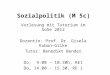 Sozialpolitik (M 5c) Vorlesung mit Tutorium im SoSe 2012 Dozentin: Prof. Dr. Gisela Kubon-Gilke Tutor: Benedikt Bender Do, 9.00 – 10.30h, RE1 Do, 14.00