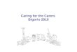 Caring for the Carers Bigorio 2010. Zwei Beobachtungskategorien, zwei Modelle, werden in den nächsten Folien vorgestellt. Anhand dieser Modelle werden