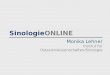 SinologieONLINE Monika Lehner Institut für Ostasienwissenschaften/Sinologie