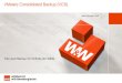 W&W Informatik GmbH VMware Consolidated Backup (VCB) File Level Backup mit VCB bei der W&W