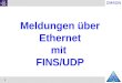 OMRON 1 Meldungen über Ethernet mit FINS/UDP. OMRON 2 Ethernet - Protokolle ACHTUNG: Ethernet (V2.0) ist nicht mit dem IEEE802.3 kompatibel !!!