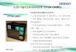 1 LCD-Optionsboard CP1W-DAM01 Funktionsübersicht: LCD-Anzeige 4 Zeilen x 12 Zeichen SPS Mode editieren (Run, Monitor, Programm) E/A-Speicher einsehen/edit