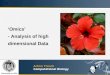 Achim Tresch Computational Biology Omics - Analysis of high dimensional Data