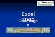 Excel 2000 Grundlagen. In dieser Excel-2000-Grundlagenschulung soll Ihnen die Bedienung und Handhabung von Microsoft Excel 2000 etwas näher gebracht werden