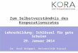 Zum Selbstverständnis des Kooperationsrates Lehrerbildung: Schlüssel für gute Schulen 29. Januar 2014 Dr. Axel Knüppel, Universität Kassel