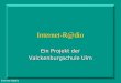 Internet-R@dio Internet-R@dio Ein Projekt der Valckenburgschule Ulm