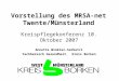 Vorstellung des MRSA-net Twente/Münsterland Kreispflegekonferenz 10. Oktober 2007 Annette Winkler-Serbetci Fachbereich Gesundheit, Kreis Borken