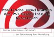 © 02/2006 –  – Inhalte ohne Gewähr Praktische Auswirkungen der PSI-Richtlinie in Österreich