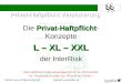 Privat-Haftpflicht Versicherung Privat-Haftpflicht Die Privat-Haftpflicht- Konzepte L – XL – XXL der InterRisk Gilbert Werthmann GmbH, Georg-August-Zinn-Str